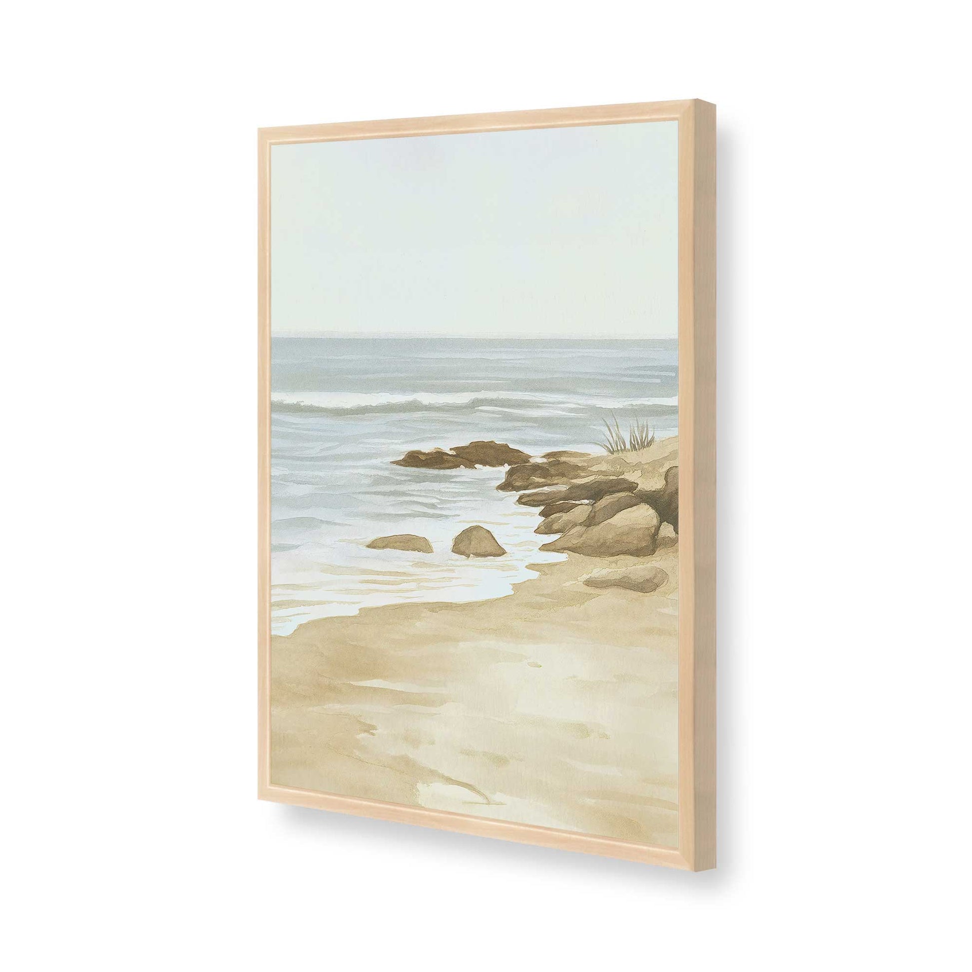 [Color:Raw Maple], Picture of art in a Raw Maple frame of the corner