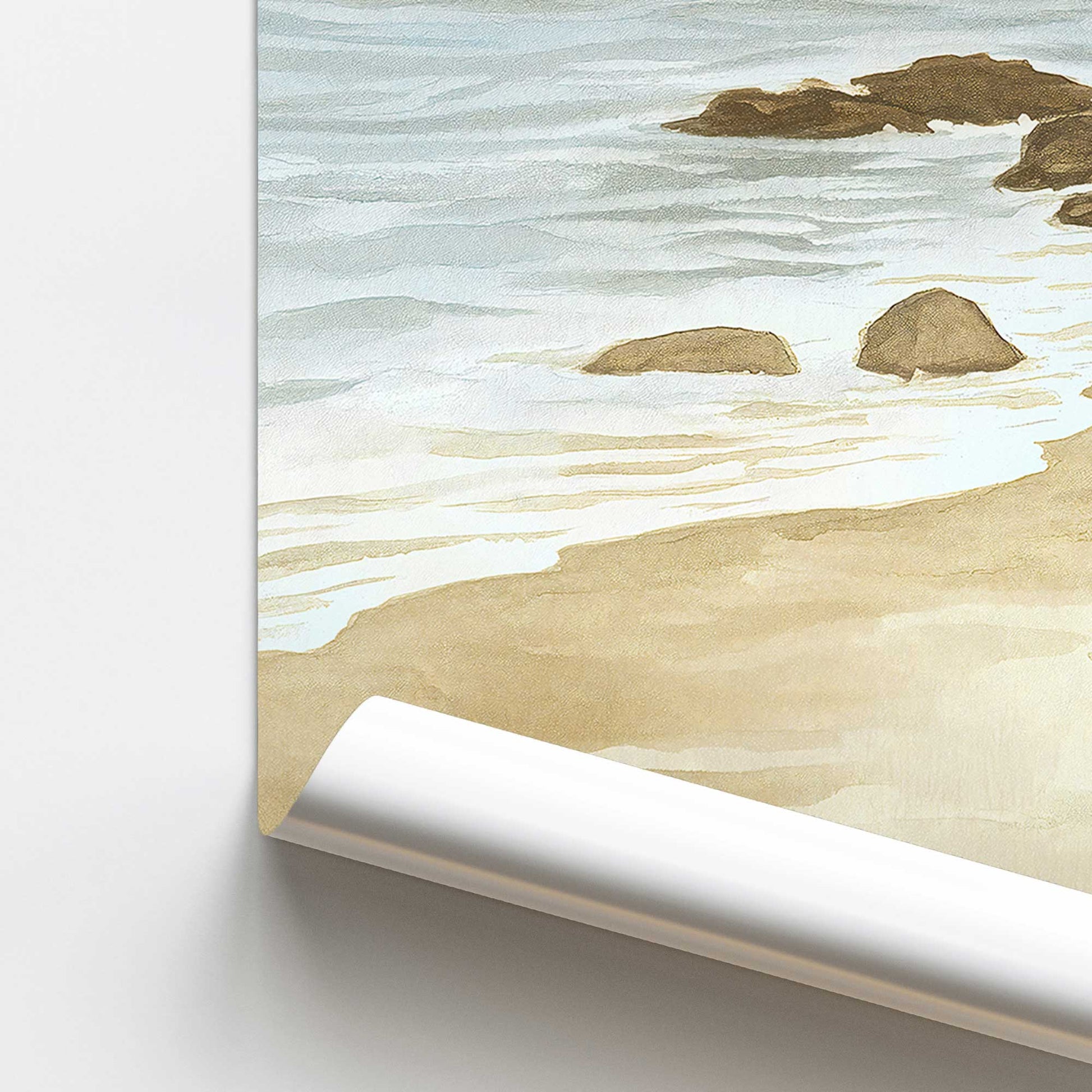 [color:Rolled Print], Picture of close up of art
