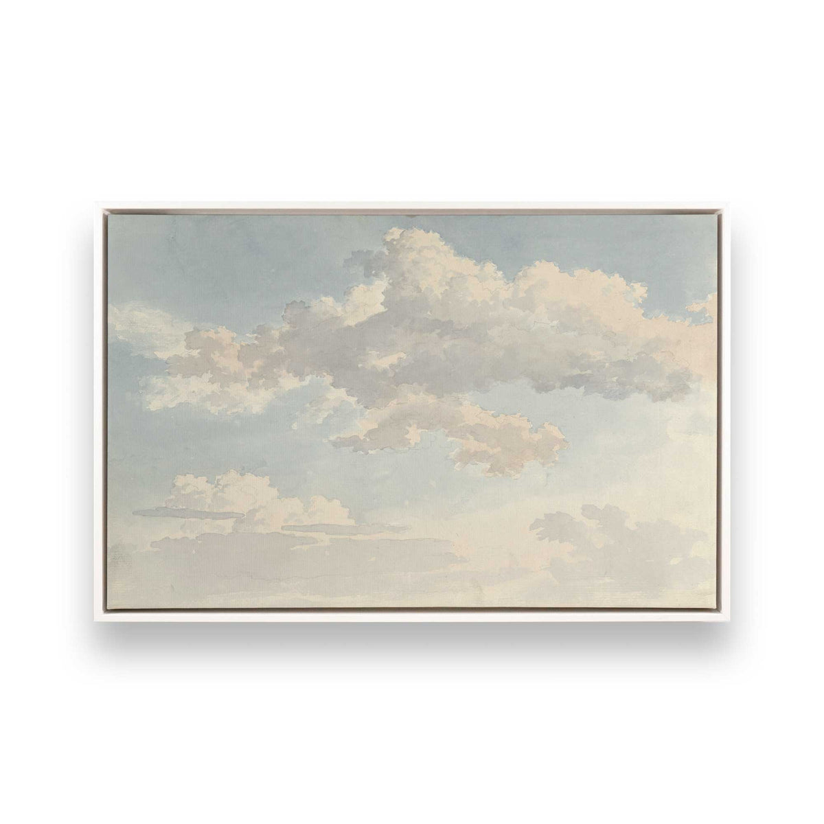 [Color:Opaque White], Picture of art in a White frame