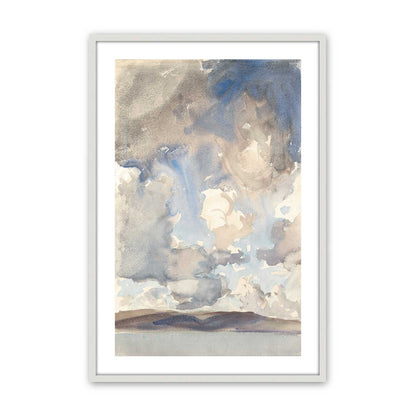 [Color:Opaque White], Picture of art in a Opaque White frame