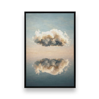 [Color:Satin Black], Picture of art in a Satin Black frame