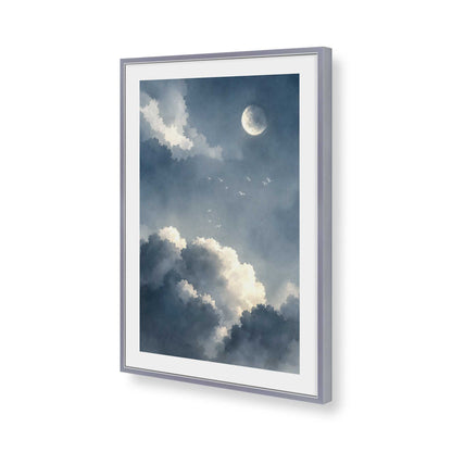 [Color:Polished Chrome], Picture of art in a Polished Chrome frame of the corner