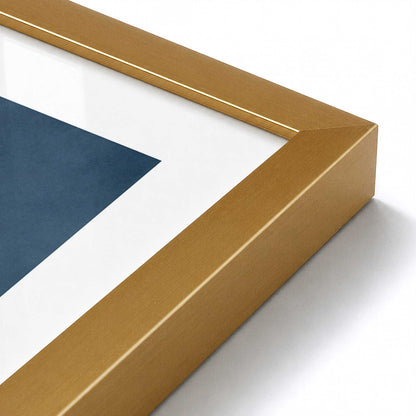 [Color:Polished Gold], Picture of art in a Polished Gold frame at an angle