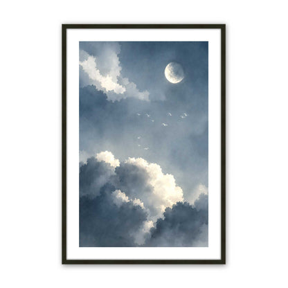 [Color:Satin Black], Picture of art in a Satin Black frame