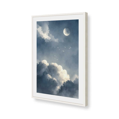 [Color:Opaque White], Picture of art in a Opaque White frame of the corner