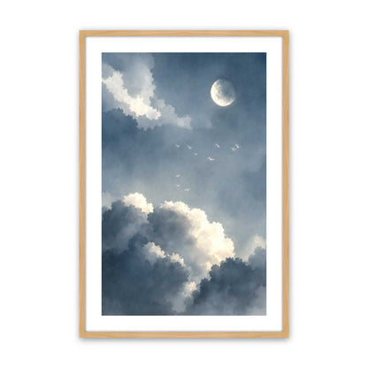 [Color:American Maple], Picture of art in a American Maple frame