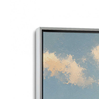 [Color:Polished Chrome], Picture of art in a Polished Chrome frame at an angle