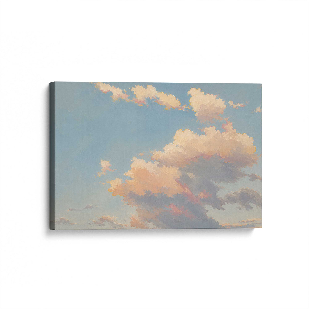 [Color:Stretched Canvas], Picture of art at an angle