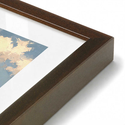 [Color:Belvinder Brown], Picture of art in a Belvinder Brown frame of the corner