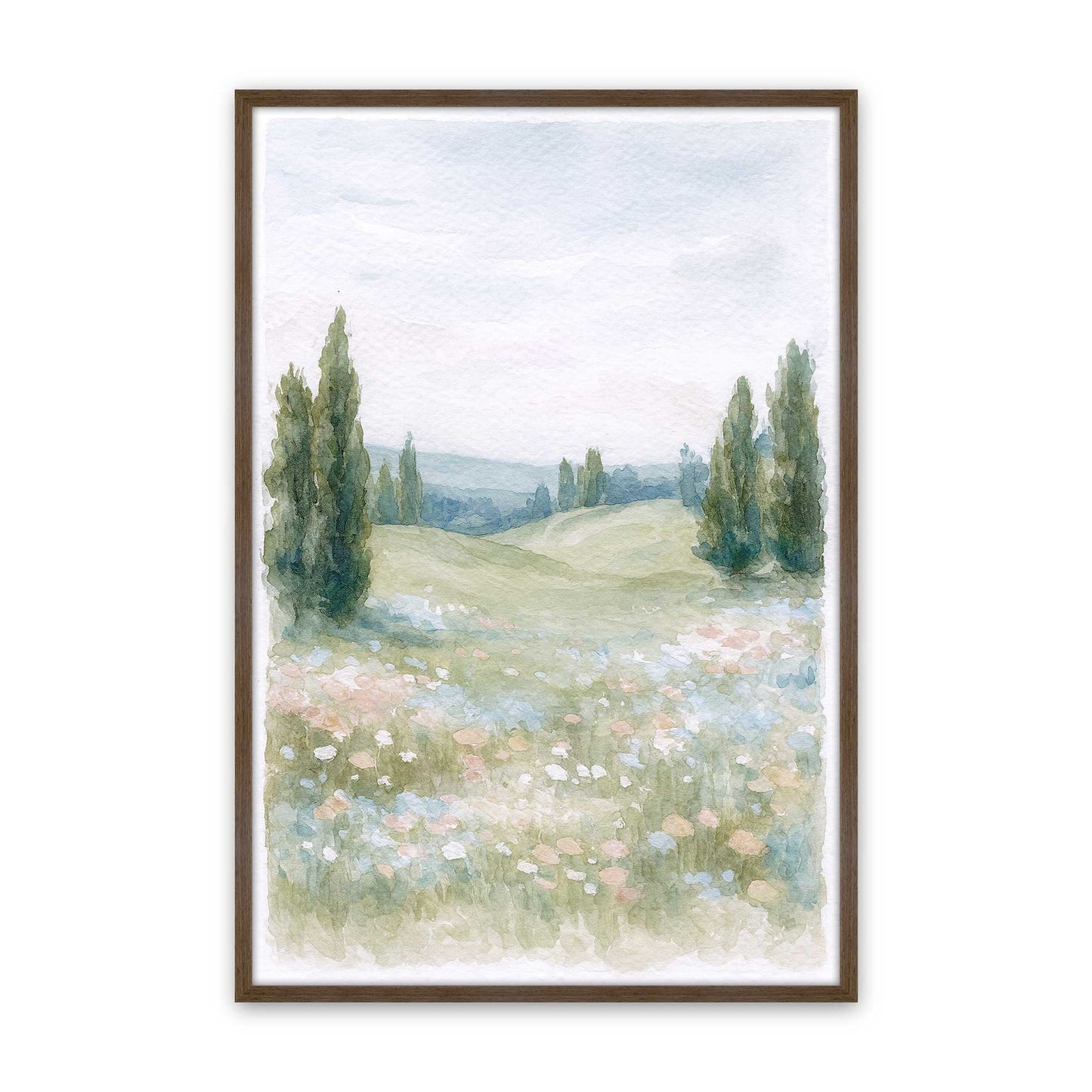 [Color:Walnut], Picture of art in a Walnut frame