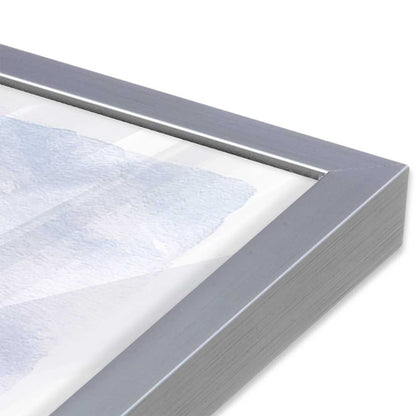 [Color:Polished Chrome], Picture of art in a Polished Chrome frame at an angle