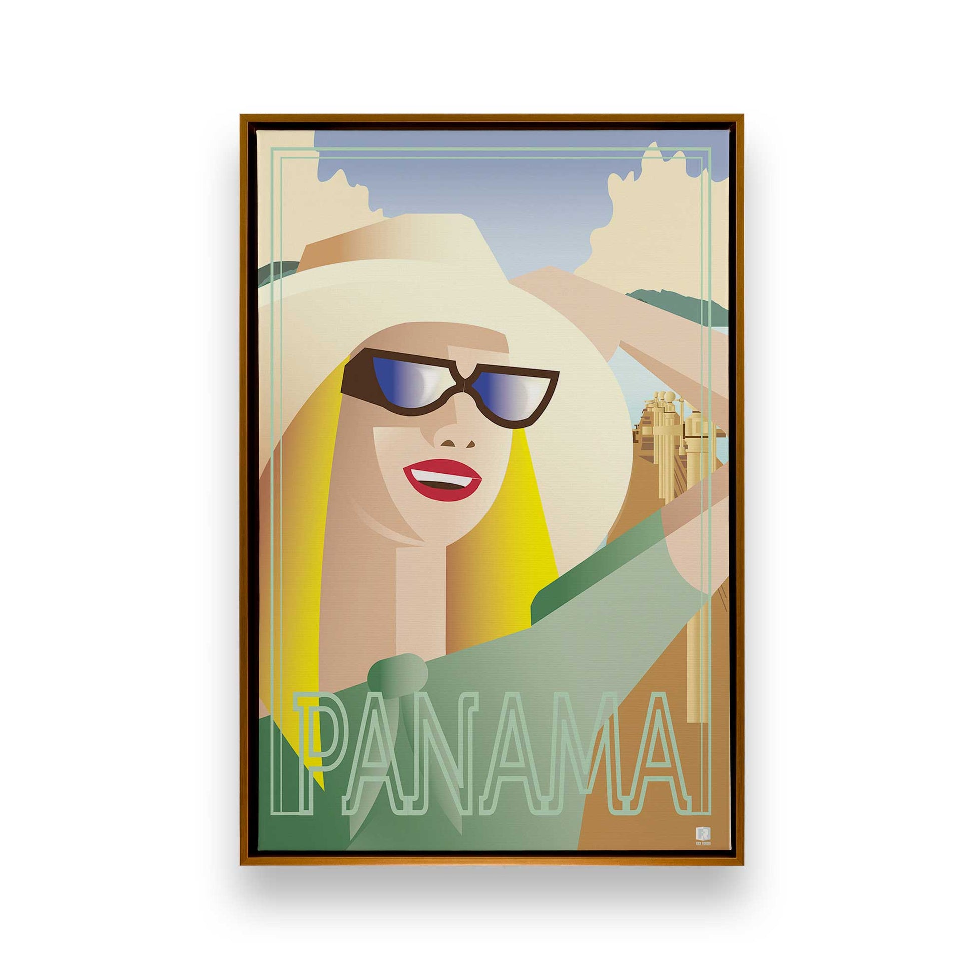 [Color:Polished Gold], Picture of art in a Polished Gold frame