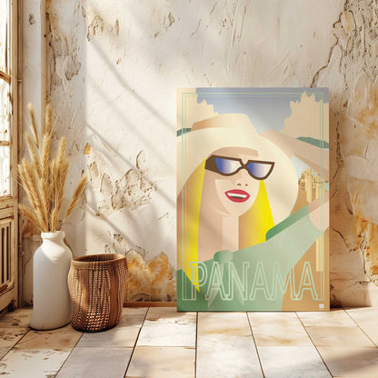 [Color:Stretched Canvas], Picture of art at an angle