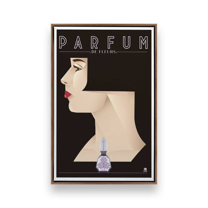 [Color:Walnut], Picture of art in a Walnut frame