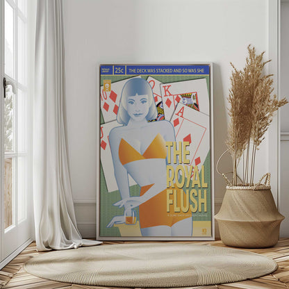 [Color:Polished Chrome], Picture of art in a Polished Chrome frame at an angle