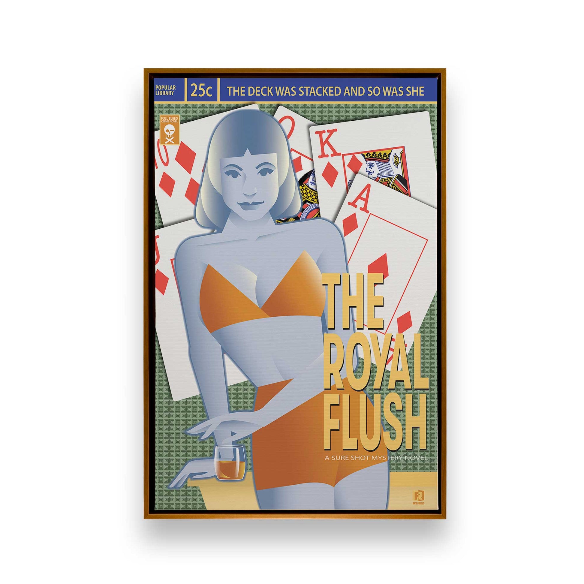 [Color:Polished Gold], Picture of art in a Polished Gold frame