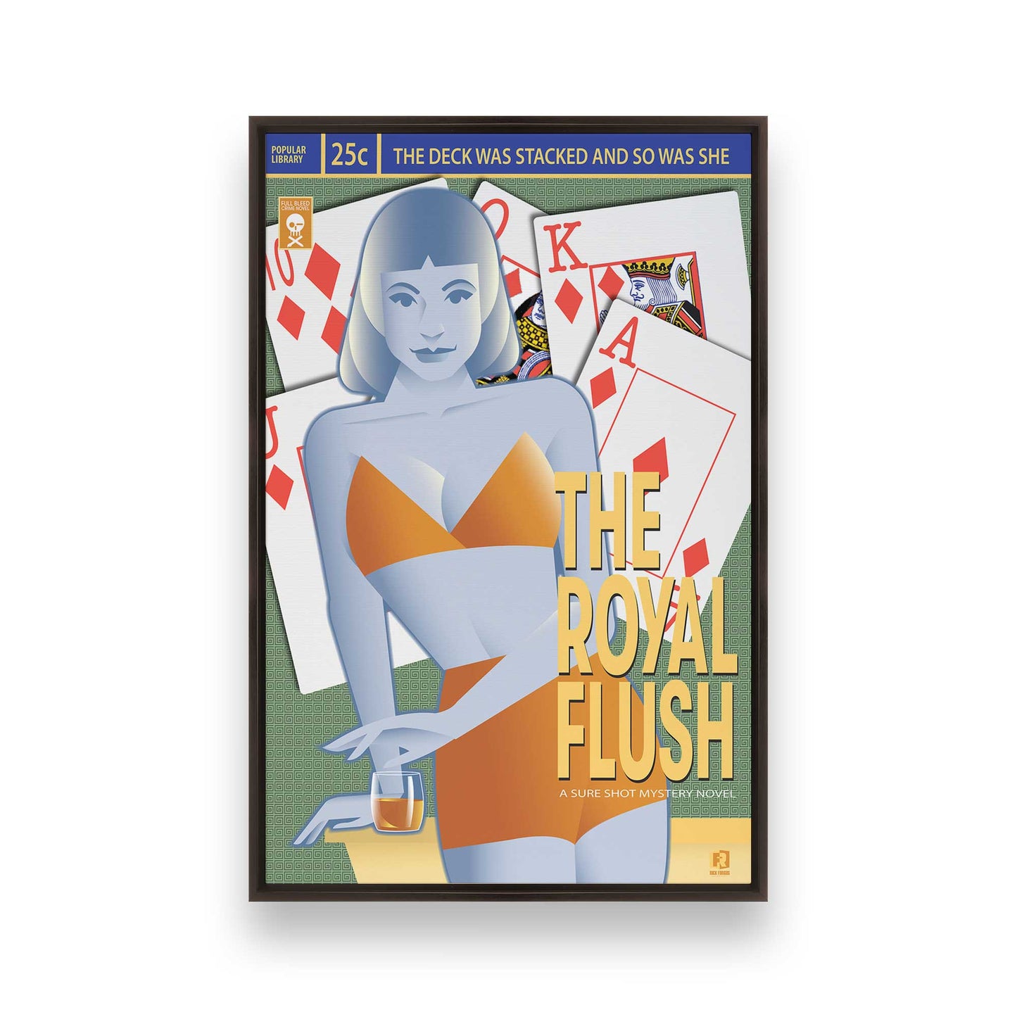 [Color:Espresso], Picture of art in a Espresso frame