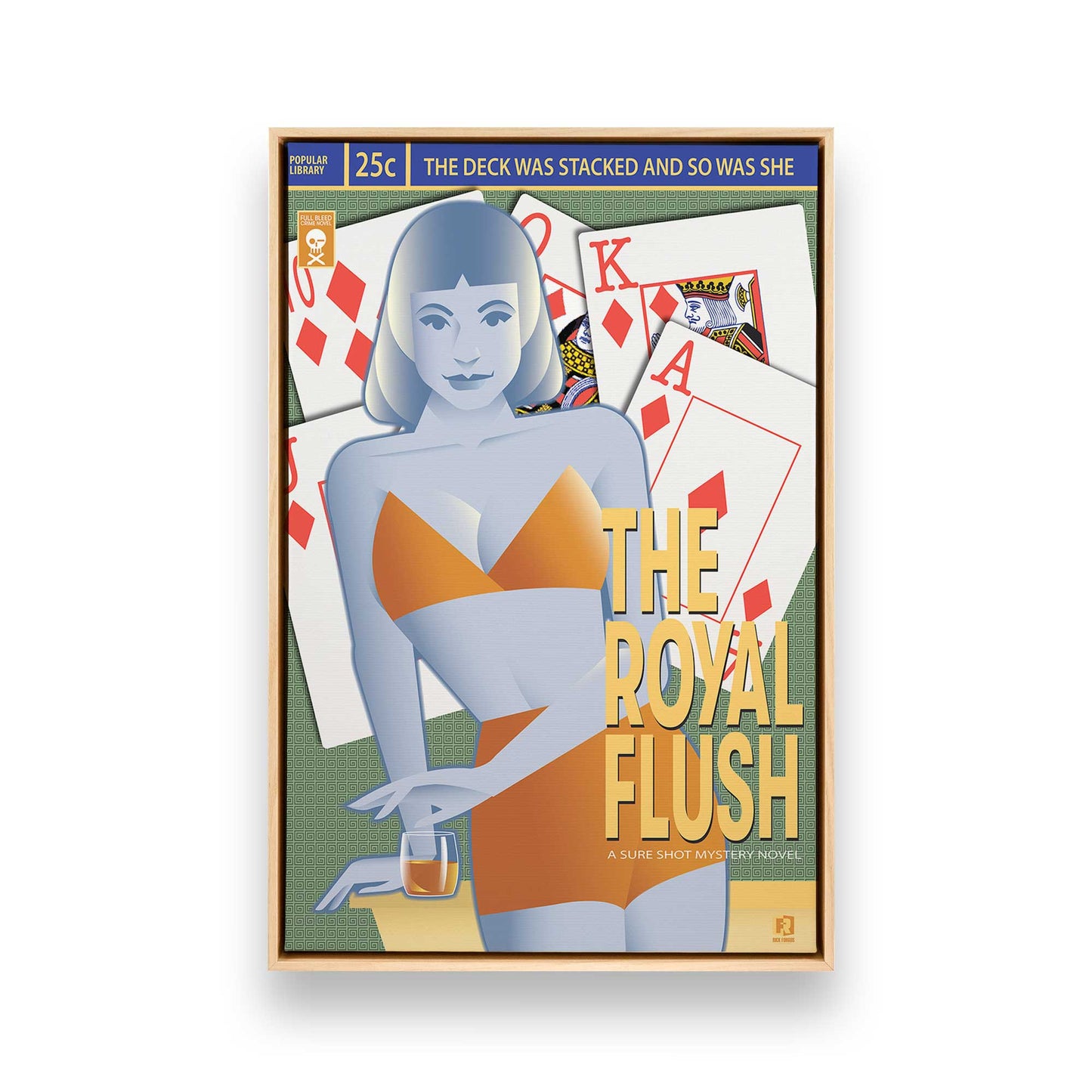 [Color:American Maple], Picture of art in a American Maple frame