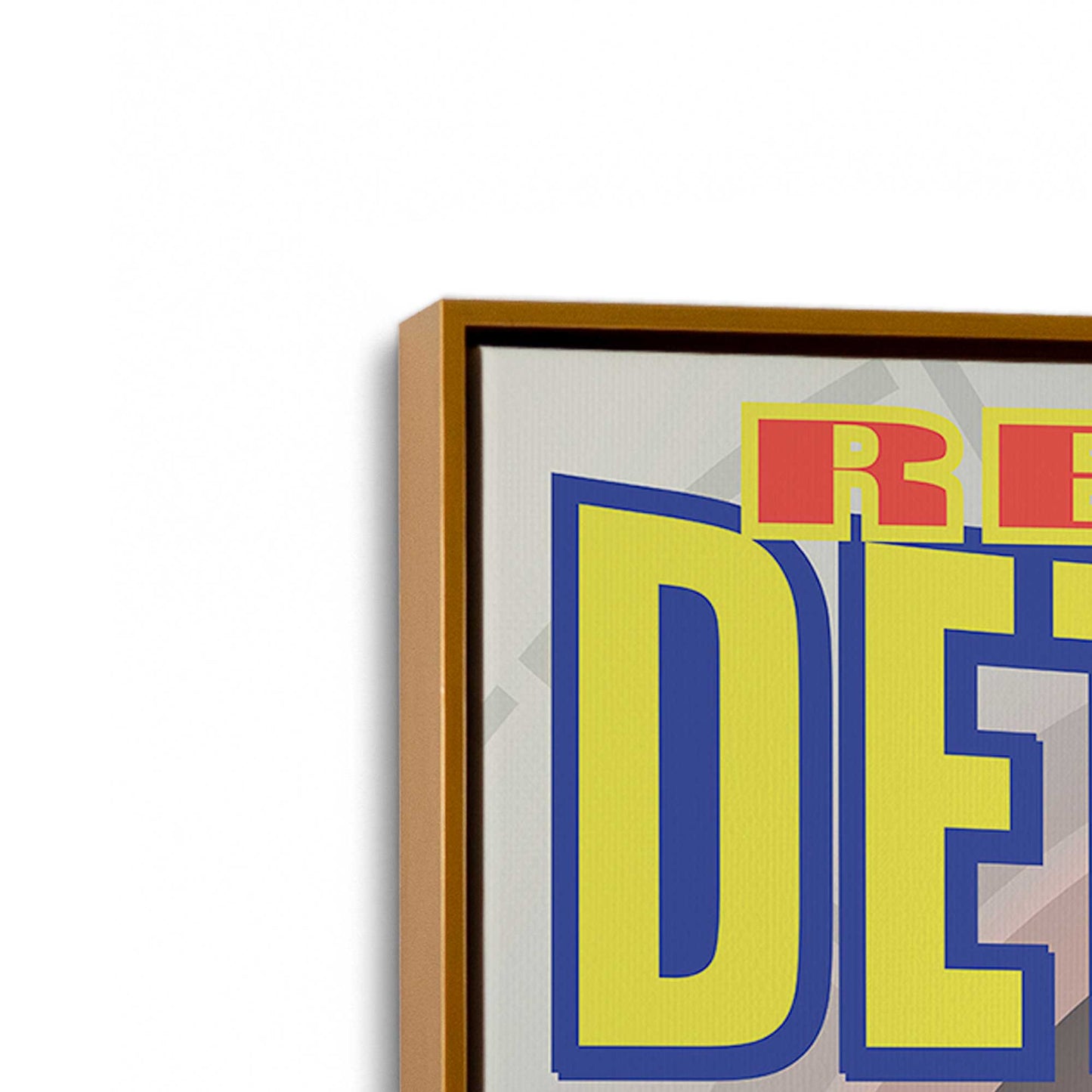 Red Devil Detective Canvas Print