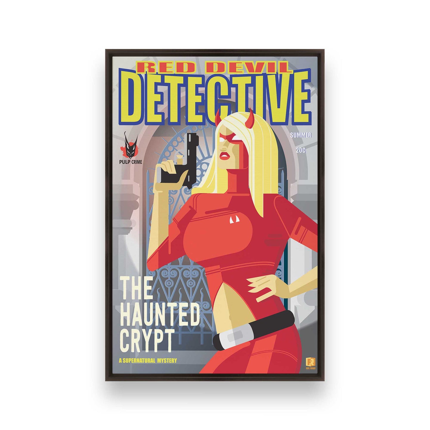 [Color:Espresso], Picture of art in a Espresso frame