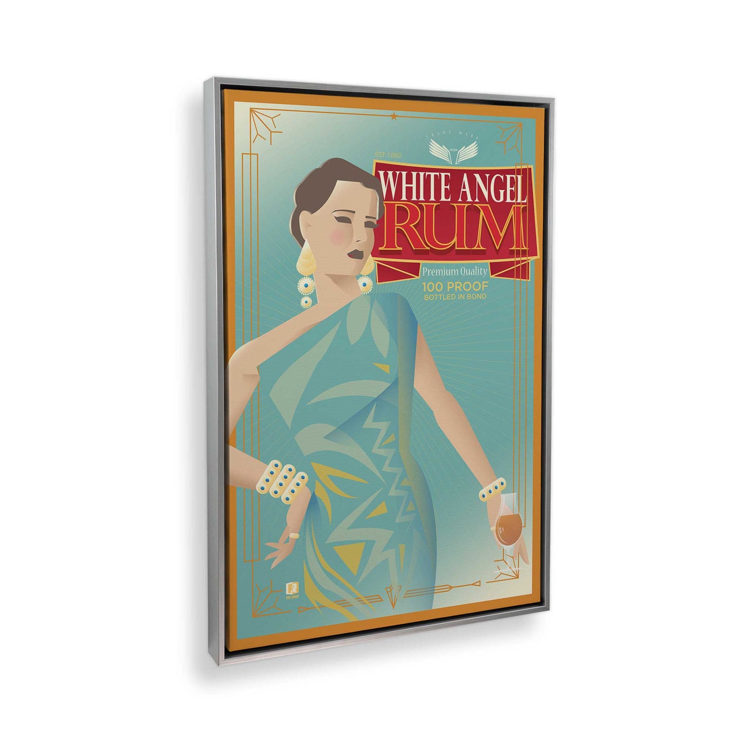 [Color:Polished Chrome], Picture of the corner of the art