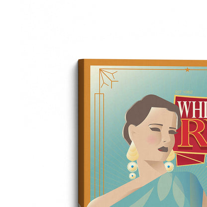 [Color:Stretched Canvas], Picture of the corner of the art