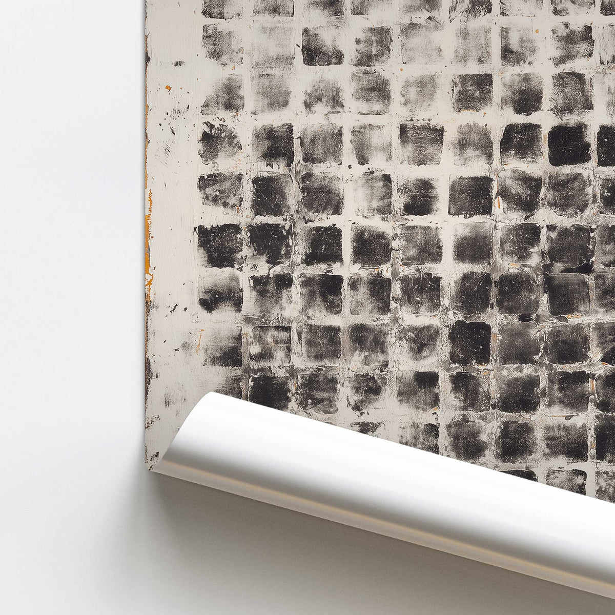 [Color:Rolled Print], Picture of close up of art