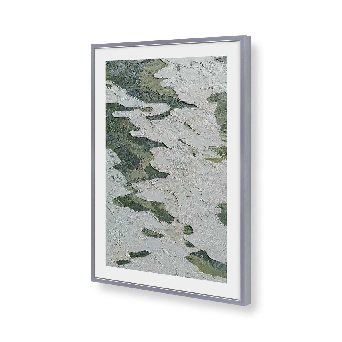 [Color:Polished Chrome], Picture of art in a Polished Chrome frame of the corner