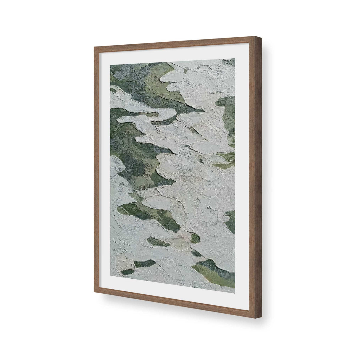[Color:Walnut], Picture of art in a Walnut frame of the corner