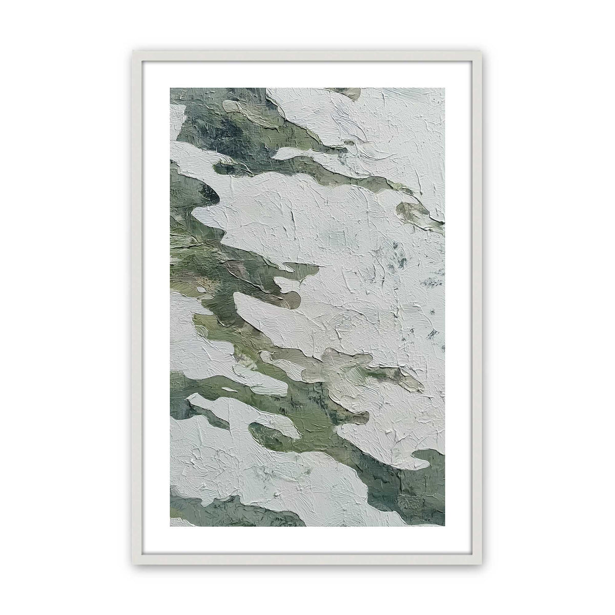 [Color:Opaque White], Picture of art in a Opaque White frame
