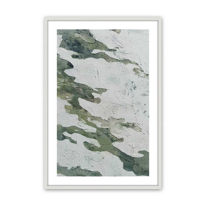 [Color:Opaque White], Picture of art in a Opaque White frame