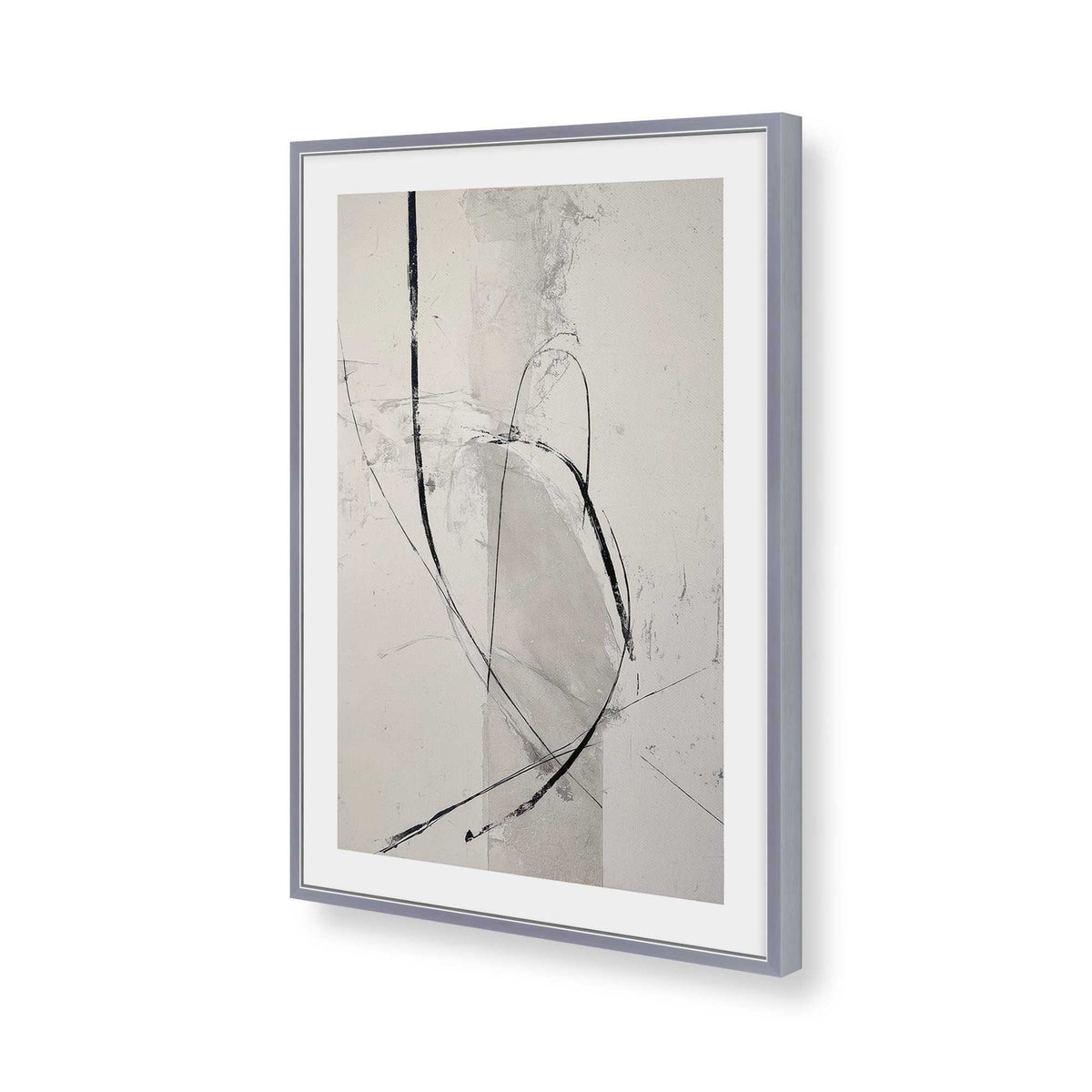 [Color:Polished Chrome], Picture of art in a Polished Chrome frame of the corner