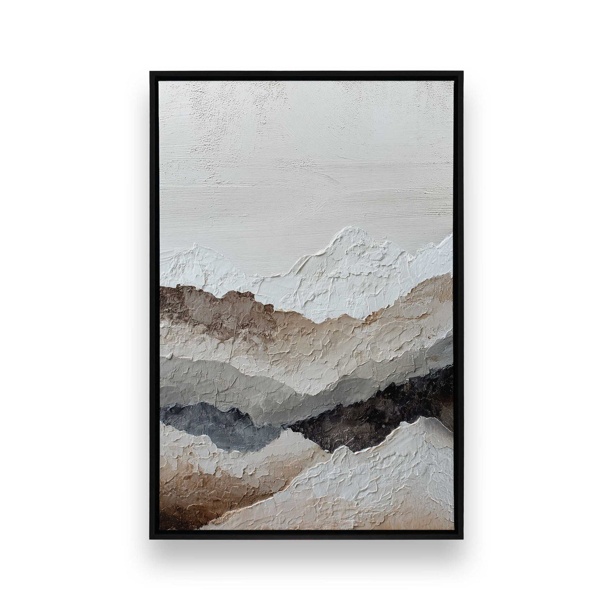 [Color:Satin Black], Picture of art in a Satin Black frame