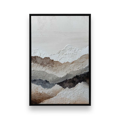 [Color:Satin Black], Picture of art in a Satin Black frame