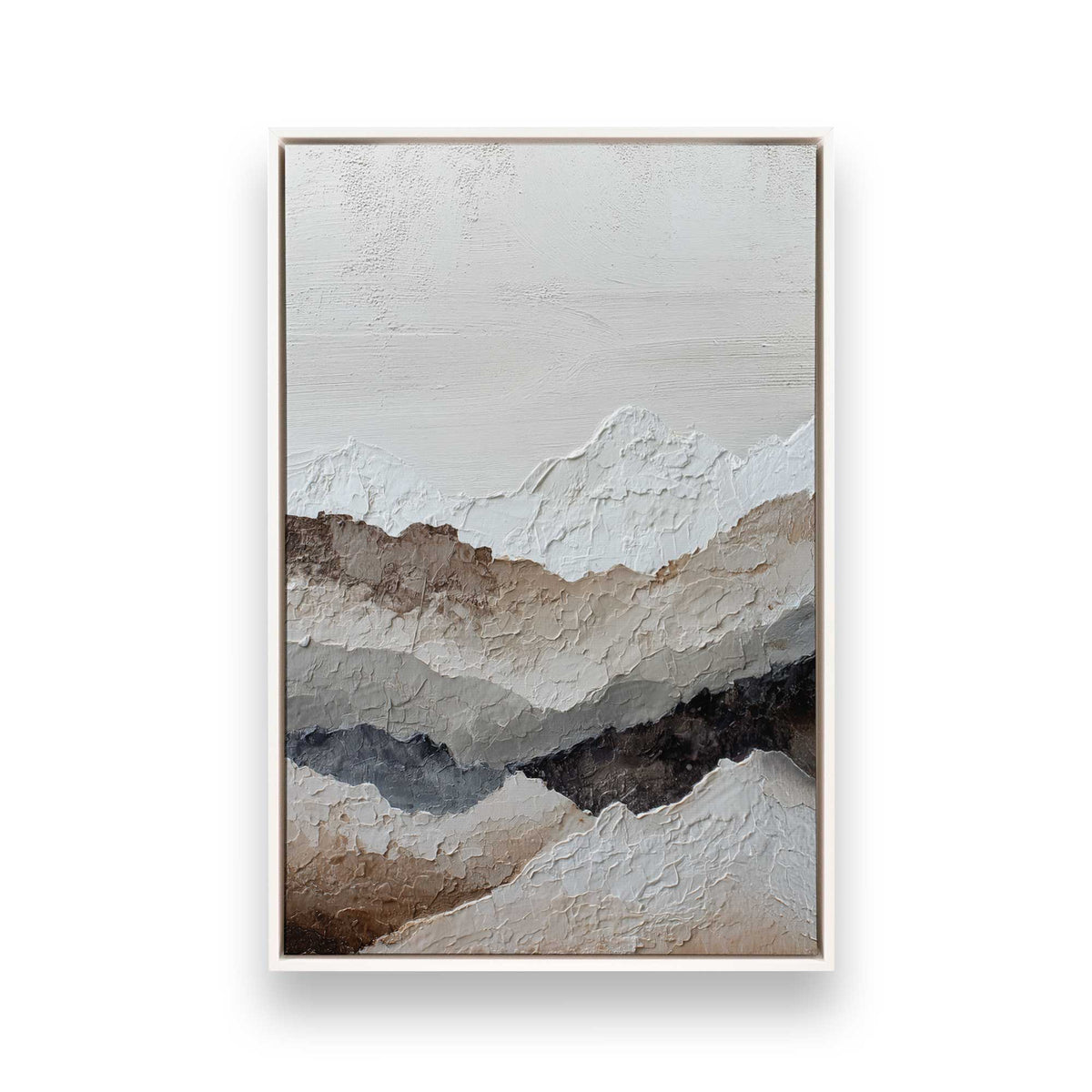[Color:Opaque White], Picture of art in a White frame