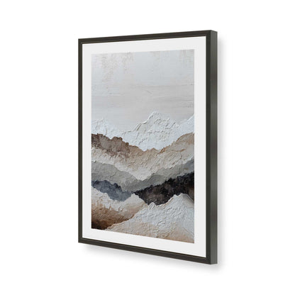 [Color:Satin Black], Picture of art in a Satin Black frame of the corner