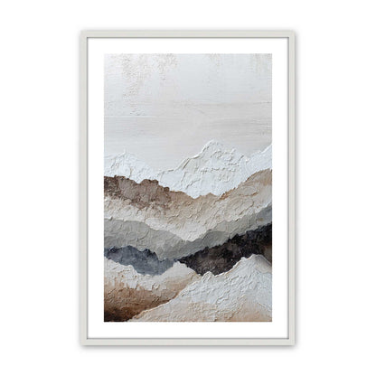 [Color:Opaque White], Picture of art in an Opaque White frame