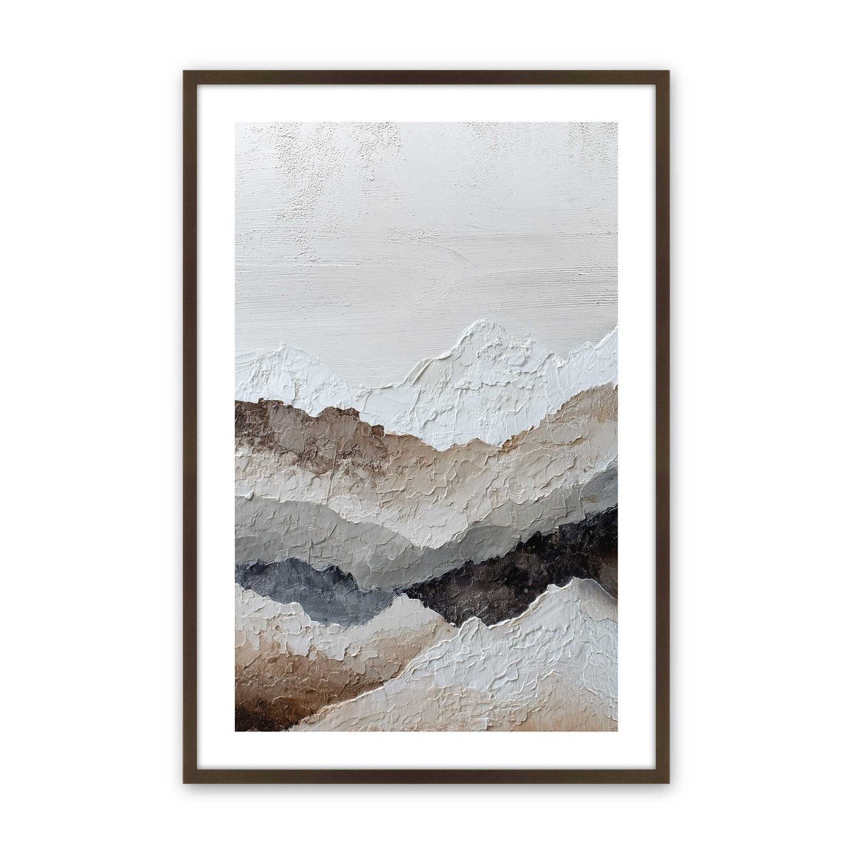[Color:Belvinder Brown], Picture of art in a Belvinder Brown frame