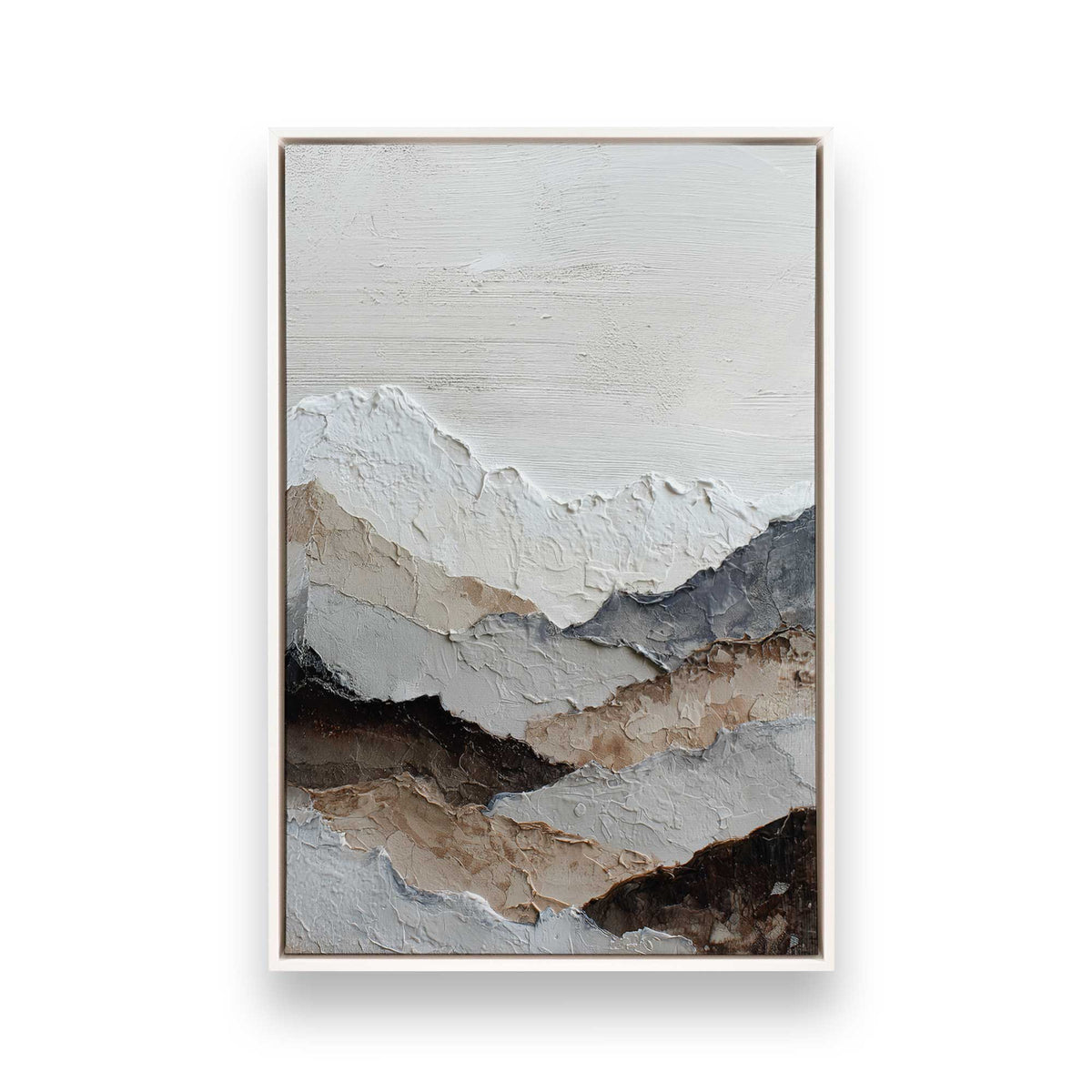 [Color:Opaque White], Picture of art in a White frame