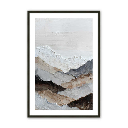 [Color:Satin Black], Picture of art in a Satin Black frame