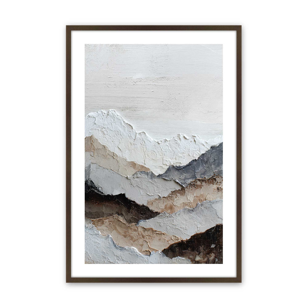 [Color:Belvinder Brown], Picture of art in a Belvinder Brown frame