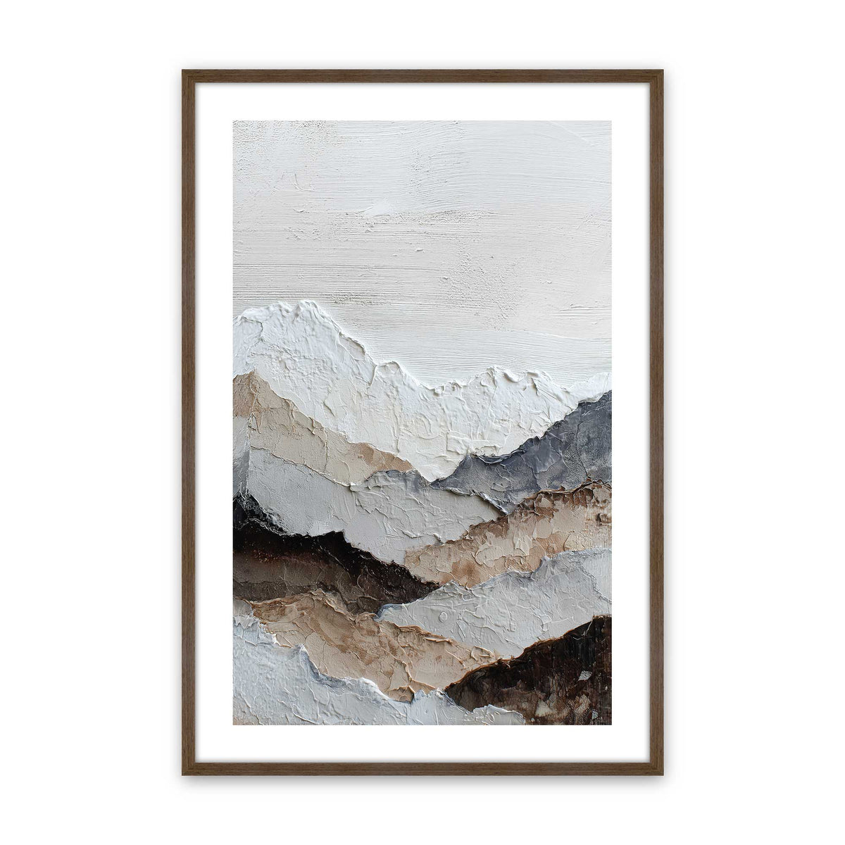 [Color:Walnut], Picture of art in a Walnut frame