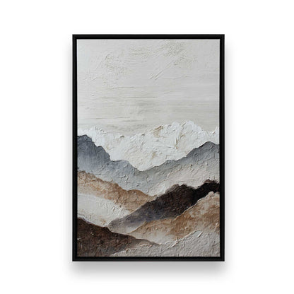 Quiet Alpine Layers, Set of 3 Canvas Prints