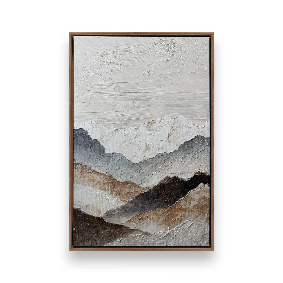 Quiet Alpine Layers, Set of 3 Canvas Prints