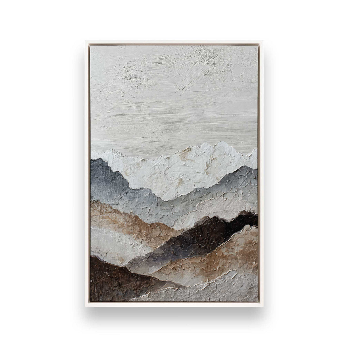 Quiet Alpine Layers, Set of 3 Canvas Prints
