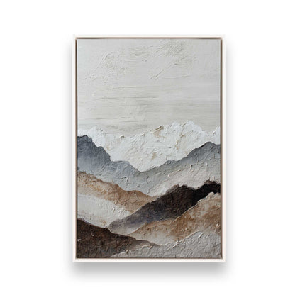 Quiet Alpine Layers, Set of 3 Canvas Prints