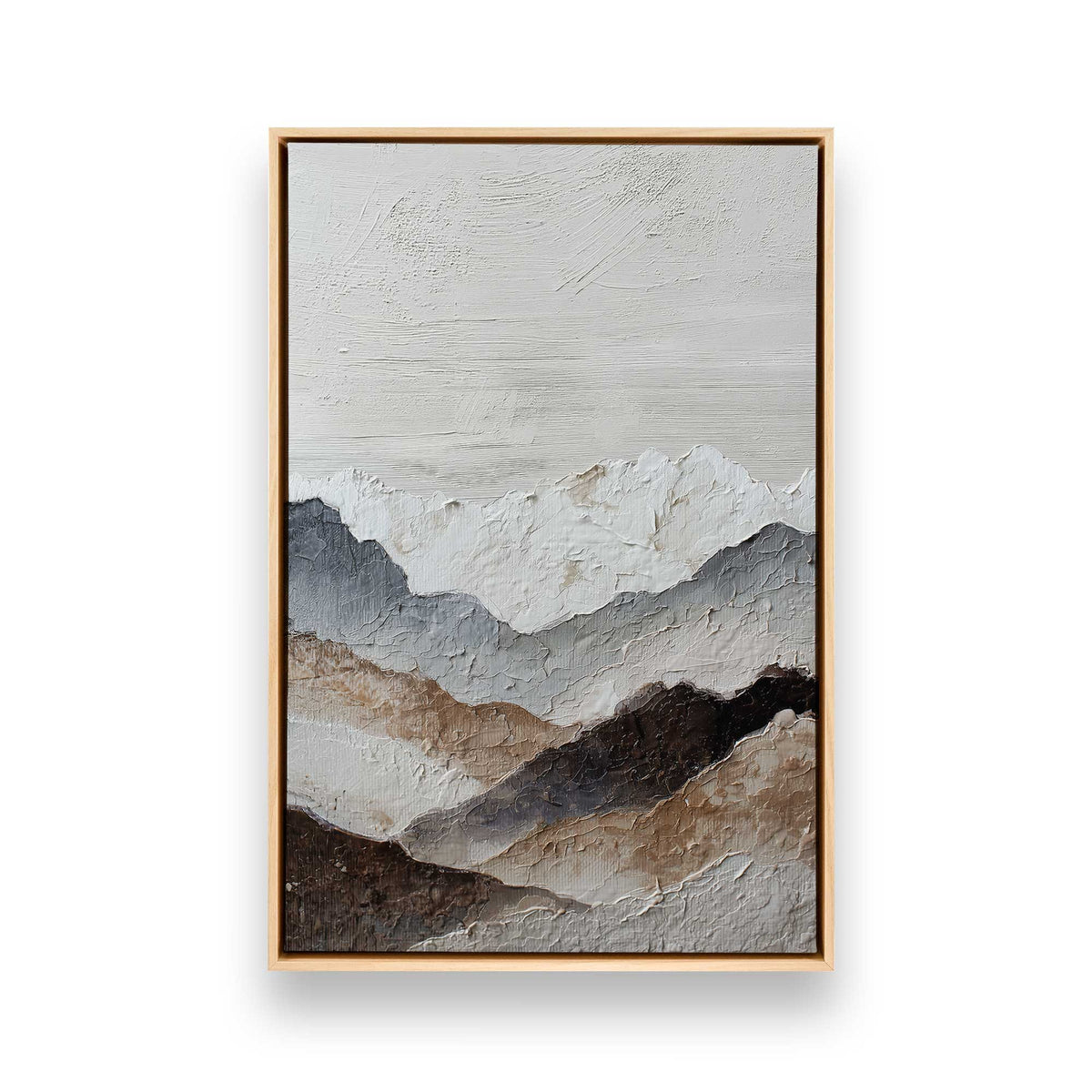 Quiet Alpine Layers, Set of 3 Canvas Prints