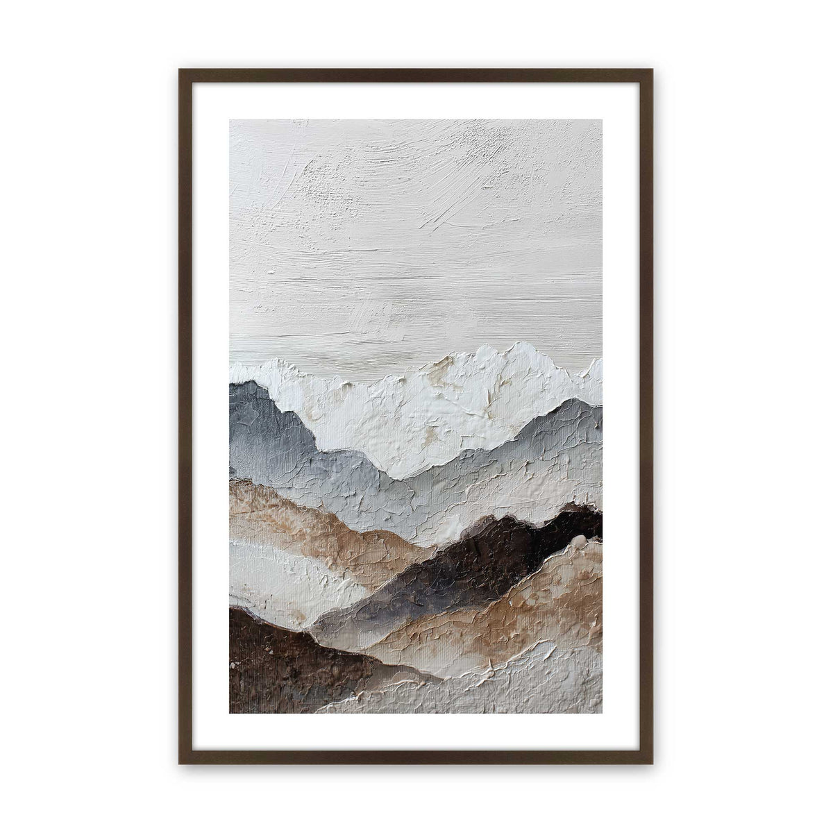 Quiet Alpine Layers Set of 3 At Prints