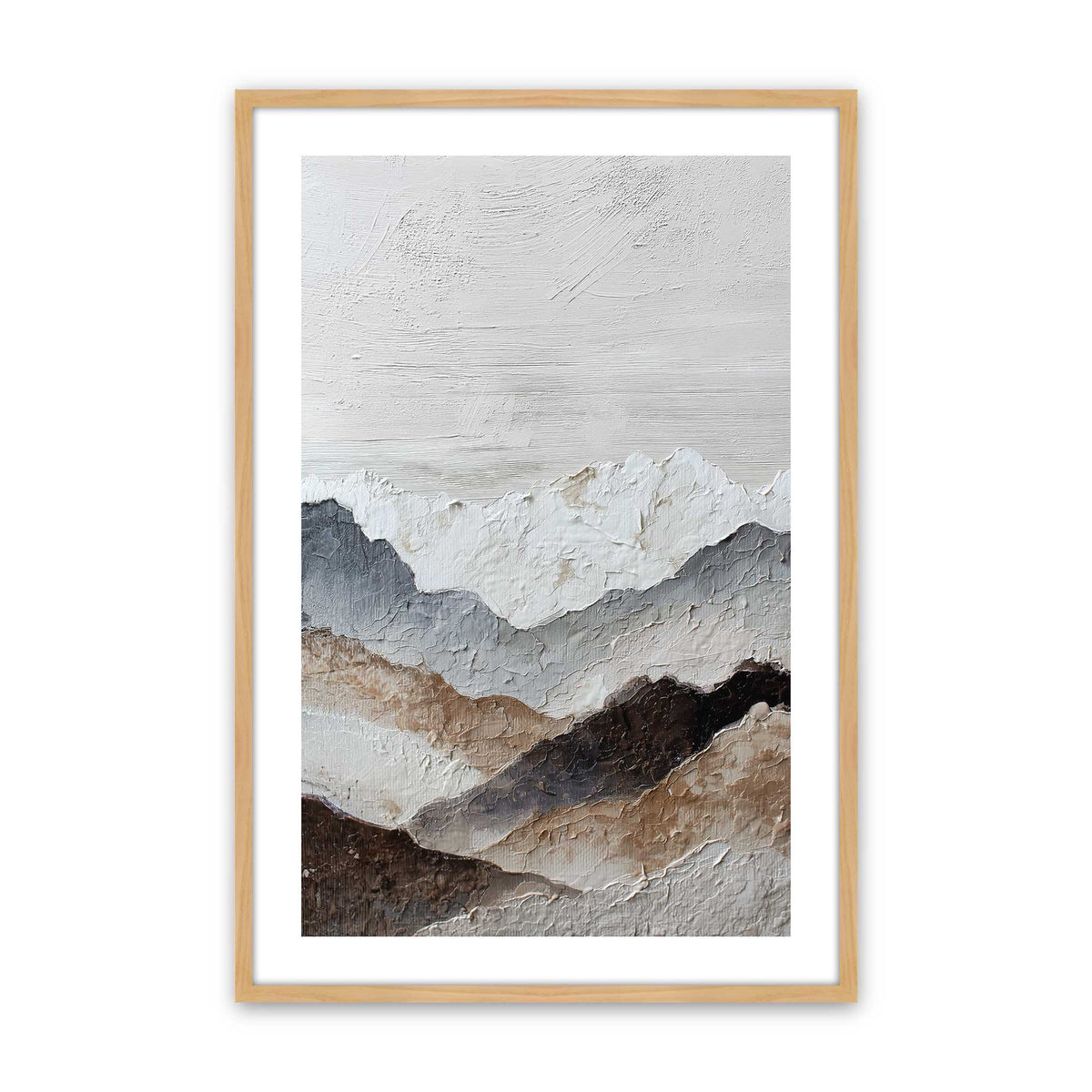 Quiet Alpine Layers Set of 3 At Prints