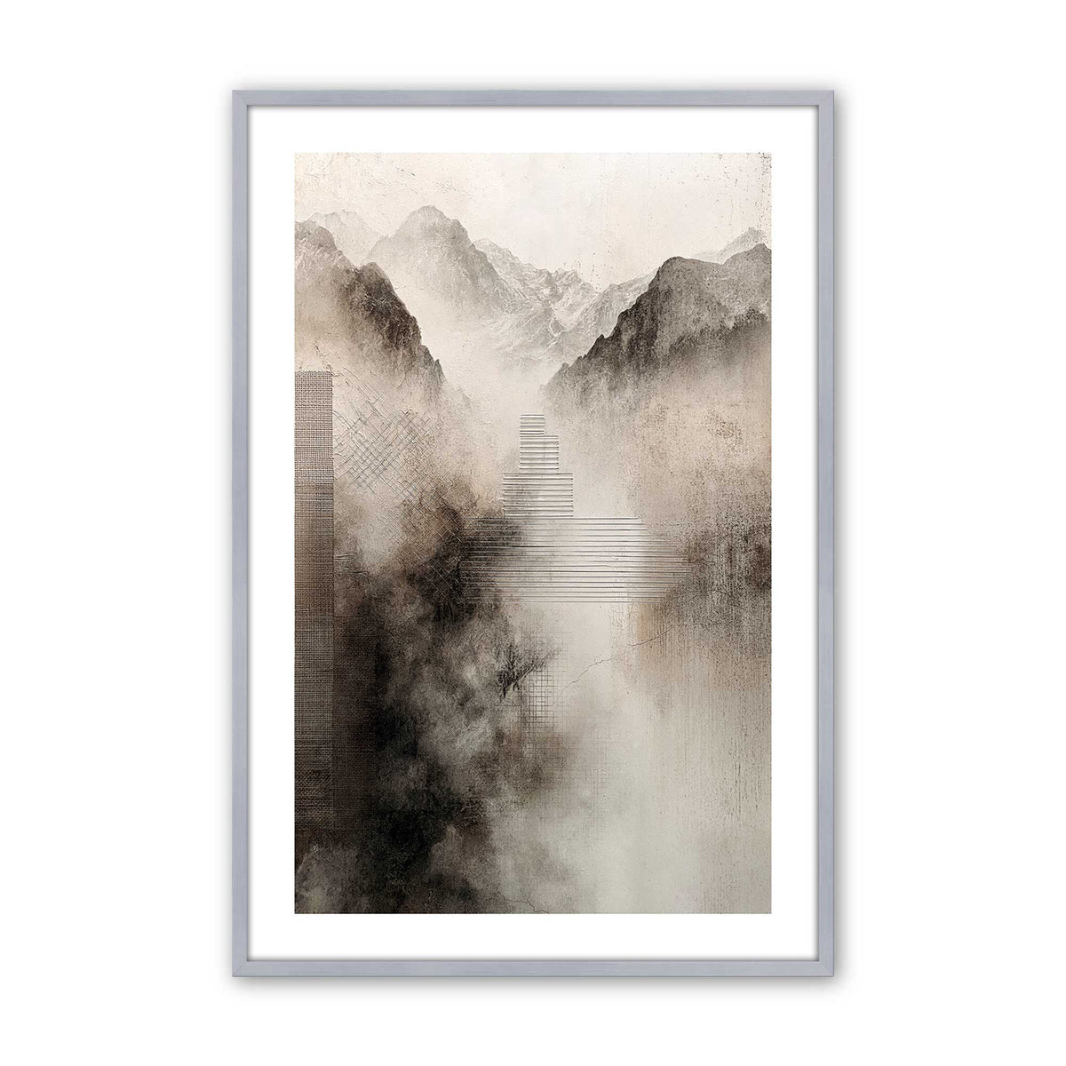 [Color:Polished Chrome], Picture of art in a Polished Chrome frame